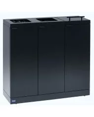 Station de tri sélectif TERA-B 3x65 L couvercle
