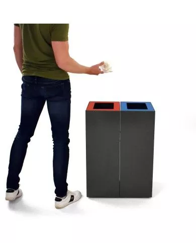 Poubelle tri sélectif TERASTEEL