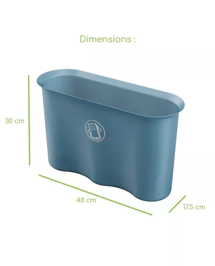 Corbeille conçu pour un usage intensif dans un cadre de bureau