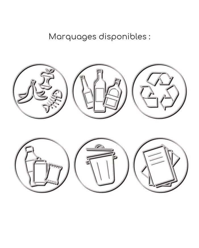 Corbeille pour une utilisation quotidienne au bureau ou à la maison