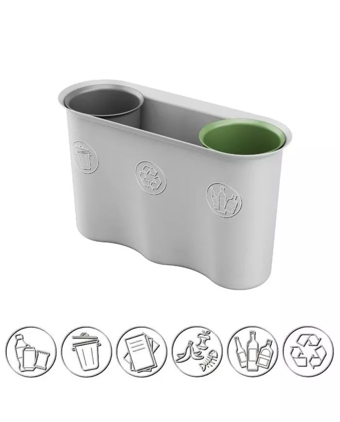 Corbeille compact et pratique pour environnements professionnels Corbeille compact et pratique pour environnements professionnels