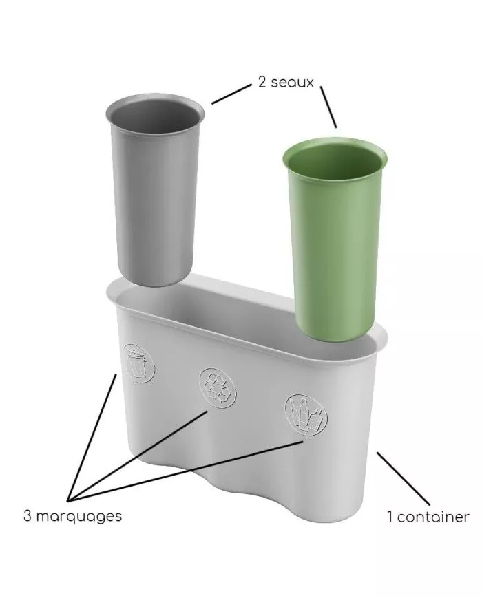 Corbeille conçu pour un usage intensif dans un cadre de bureau Corbeille conçu pour un usage intensif dans un cadre de bureau