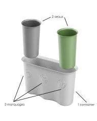 Corbeille conçu pour un usage intensif dans un cadre de bureau Corbeille conçu pour un usage intensif dans un cadre de bureau