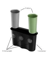 Corbeille fiable, parfait pour les besoins bureautiques Corbeille fiable, parfait pour les besoins bureautiques