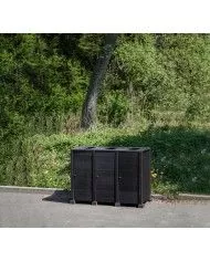Poubelle conçu pour un usage intensif dans un cadre de bureau