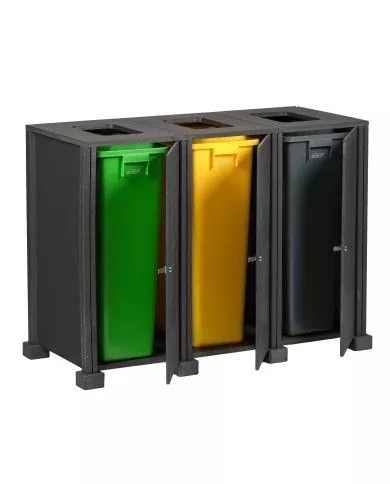 Poubelle tri sélectif TERABREX - Extérieur
