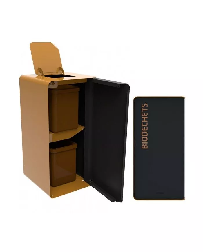 Poubelle compact et pratique pour environnements professionnels