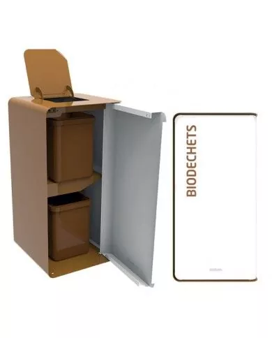 Poubelle robuste adapté aux tâches administratives en entreprise