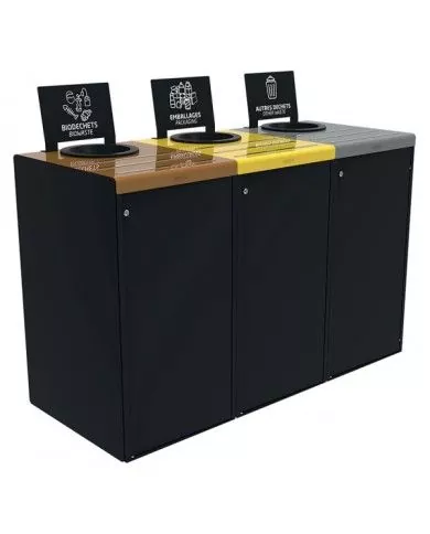 Poubelle robuste adapté aux tâches administratives en entreprise