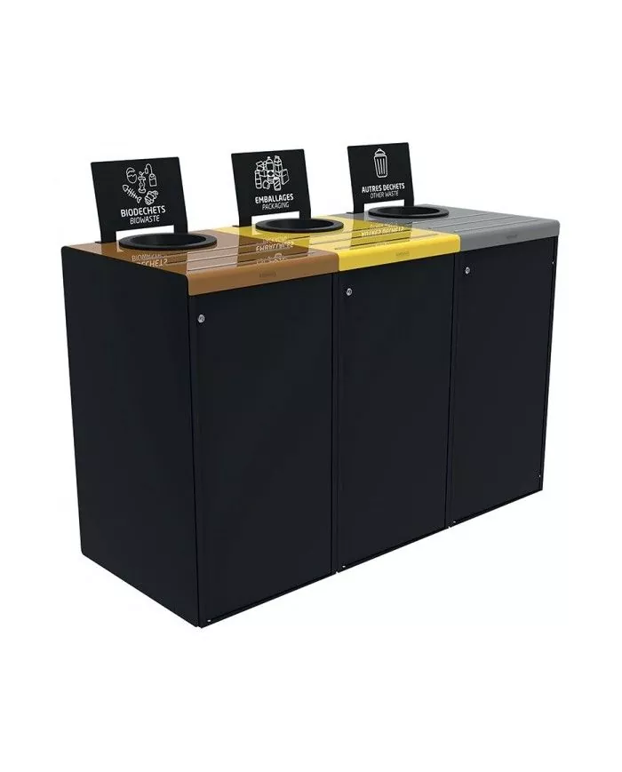 Poubelle robuste adapté aux tâches administratives en entreprise