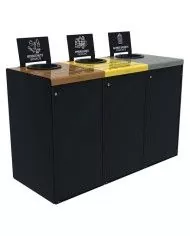 Poubelle robuste adapté aux tâches administratives en entreprise