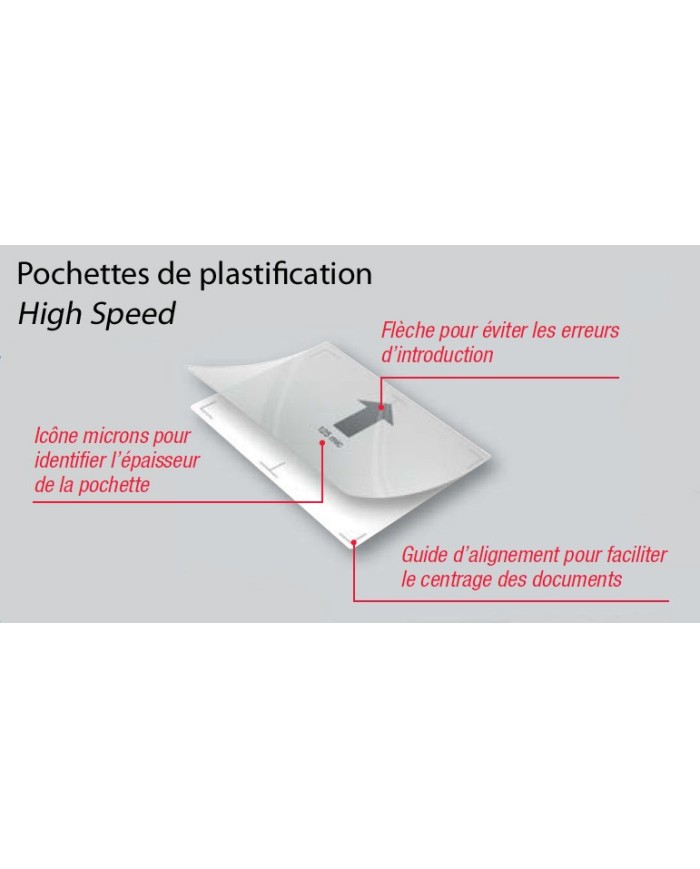POCHETTE PLASTIFICATION A4