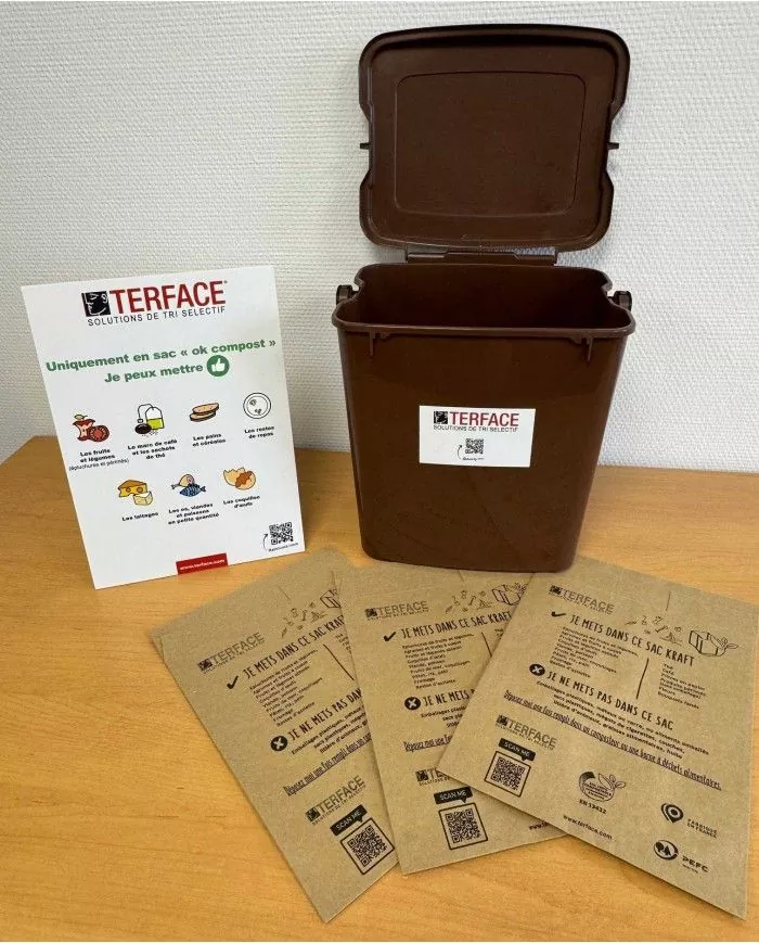 TERABIOSSO bioseau plein 10 Litres