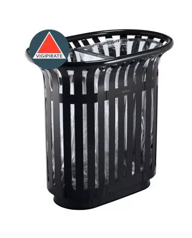 Poubelle tri sélectif TERALIP 2 x 60 L - Extérieur