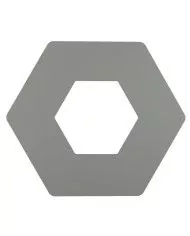 Poubelle de tri - design TERAHEX 50L - GRIS AUTRES DECHETS - Corps Blanc - bac de tri design, conteneur de recyclage, meuble de Poubelle de tri - design TERAHEX 50L - GRIS AUTRES DECHETS - Corps Blanc - bac de tri design, conteneur de recyclage, meuble de