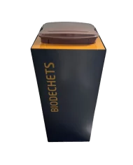 Poubelle compact et pratique pour environnements professionnels