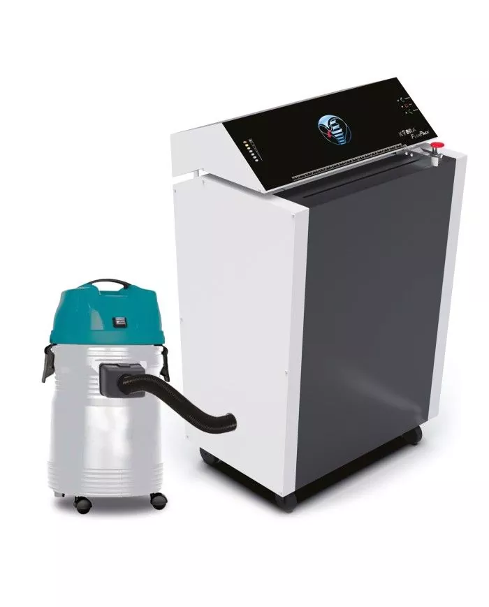 Matelasseur de cartons Kobra Flexpack avec système d'aspiration adapté