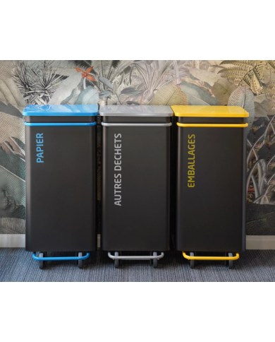 Poubelle robuste adapté aux tâches administratives en entreprise