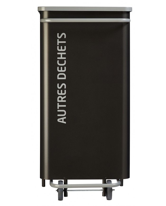 Poubelle conçu pour un usage intensif dans un cadre de bureau