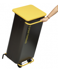 Poubelle compact et pratique pour environnements professionnels