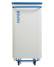Poubelle tri sélectif TERAMEDA 110L - Corps Blanc