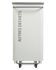 Poubelle compact et pratique pour environnements professionnels