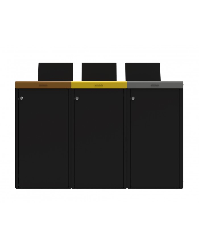 Poubelle tri sélectif TERASELF pour restauration collective - 4 Poubelle tri sélectif TERASELF pour restauration collective - 4