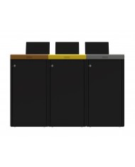 Poubelle tri sélectif TERASELF pour restauration collective - 4 Poubelle tri sélectif TERASELF pour restauration collective - 4