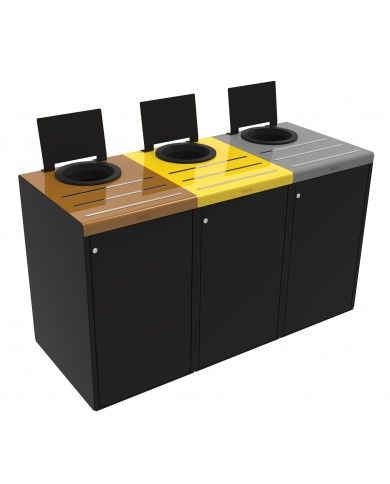 Poubelle tri sélectif TERASELF pour restauration collective Poubelle tri sélectif TERASELF pour restauration collective