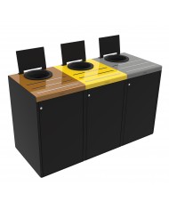 Poubelle tri sélectif TERASELF pour restauration collective - 2 Poubelle tri sélectif TERASELF pour restauration collective - 2