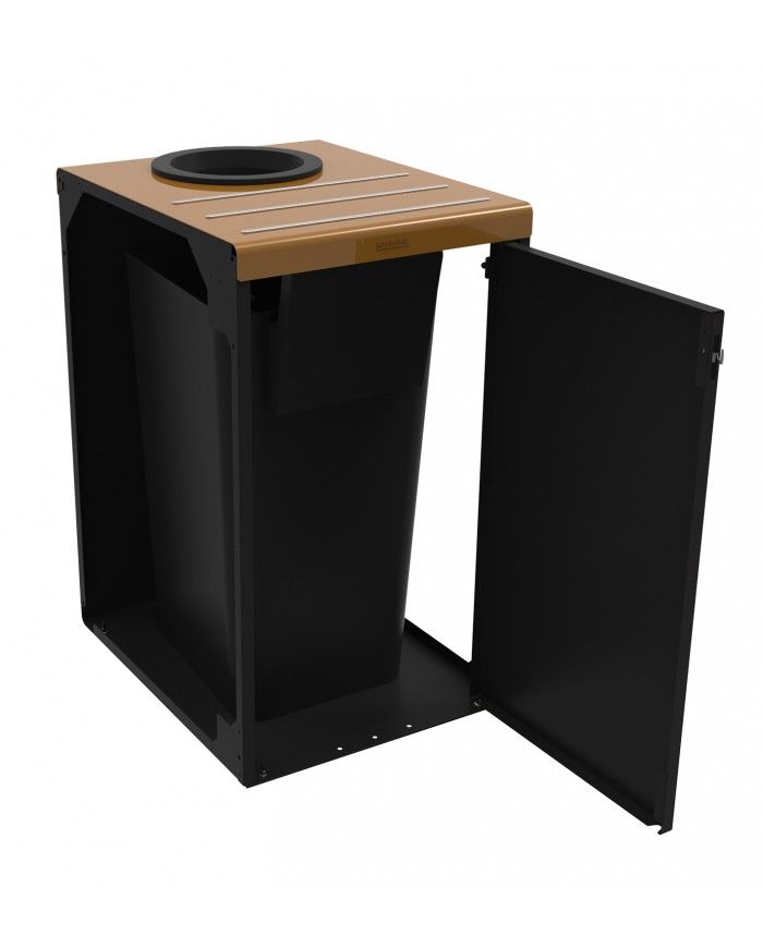 Poubelle tri sélectif TERASELF pour restauration collective - 8 Poubelle tri sélectif TERASELF pour restauration collective - 8