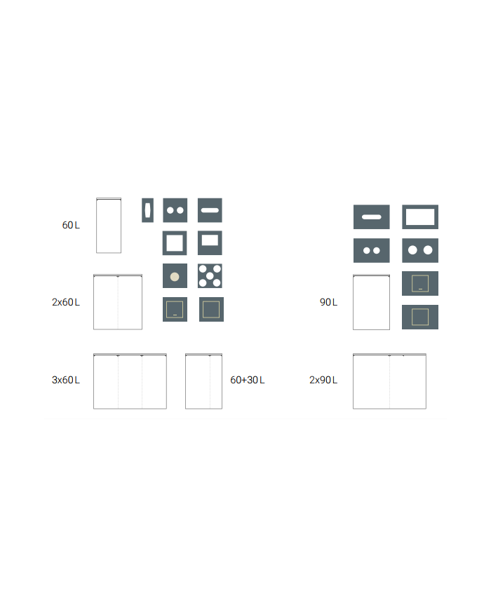 Poubelle tri sélectif TERAPICK  - 10