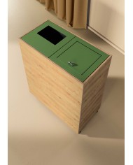 Poubelle de sélectif en bois TERAPICK - WOOD Poubelle de sélectif en bois TERAPICK - WOOD
