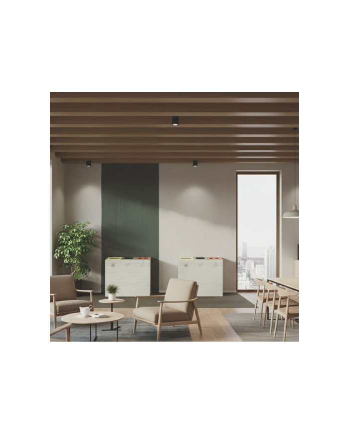 Poubelle de sélectif en bois TERAPICK - WOOD Poubelle de sélectif en bois TERAPICK - WOOD