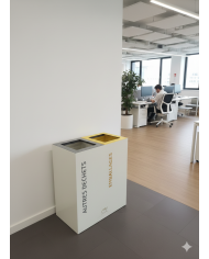 Poubelle tri sélectif 2 flux TERABIFLEX  - 14