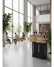 Poubelle tri sélectif 2 bacs TERABIFLEX  - 4