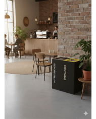 Poubelle tri sélectif 2 bacs TERABIFLEX  - 9