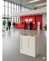 Poubelle tri sélectif 2 bacs TERABIFLEX  - 7