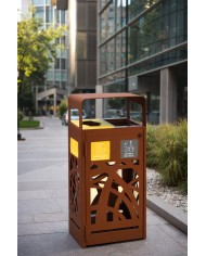 Poubelle de tri sélectif TERABEL 2 x 60 L -  Extérieur  - 1