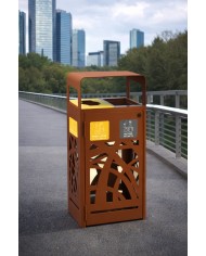 Poubelle de tri sélectif TERABEL 2 x 60 L -  Extérieur  - 2