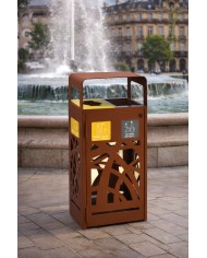 Poubelle de tri sélectif TERABEL 2 x 60 L -  Extérieur  - 3