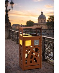 Poubelle de tri sélectif TERABEL 2 x 60 L -  Extérieur  - 4