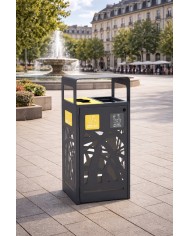 Poubelle de tri sélectif TERABEL 2 x 60 L -  Extérieur  - 5