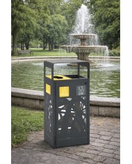 Poubelle de tri sélectif TERABEL 2 x 60 L -  Extérieur  - 6