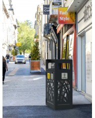 Poubelle de tri sélectif TERABEL 2 x 60 L -  Extérieur  - 8