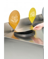 Meuble tri sélectif TERANOX - 3 Meuble tri sélectif TERANOX - 3