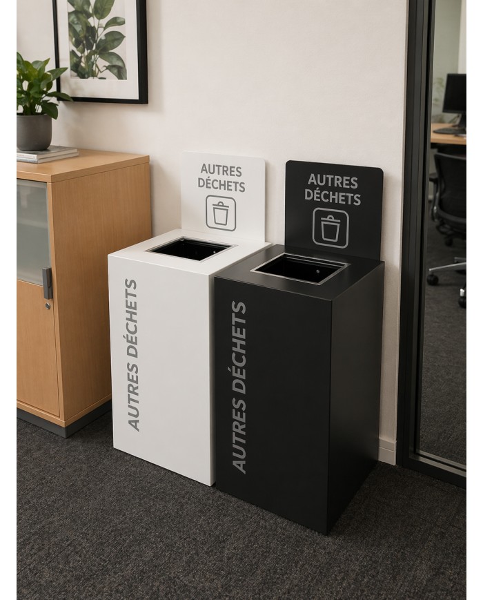 Poubelle de tri sélectif TERASLIDE 80L  - 8