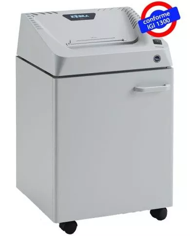 Destructeur conçu pour un usage intensif dans un cadre de bureau