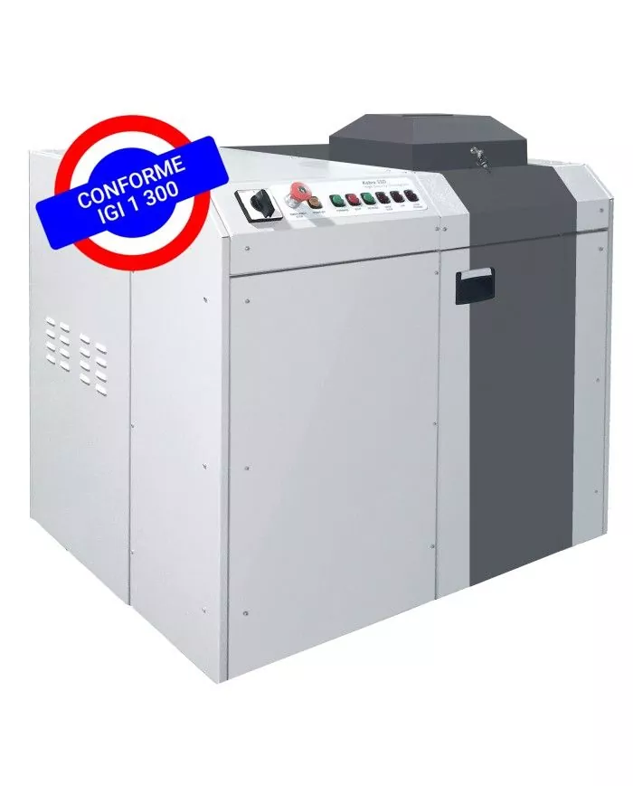 Destructeur conçu pour un usage intensif dans un cadre de bureau