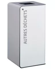 Poubelle tri sélectif Design TERACUB - BLANC